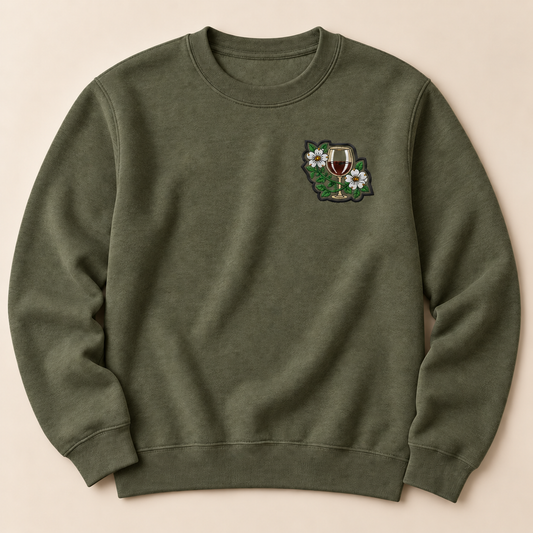 Wine & Blooms Crewneck