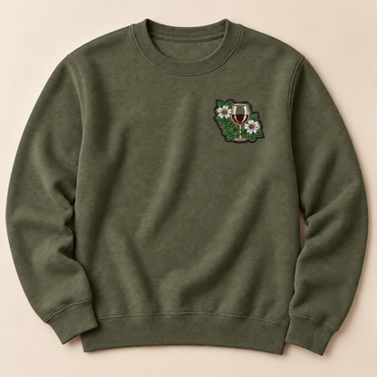 Wine & Blooms Crewneck